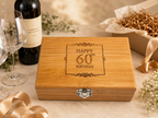 Engraved Bamboo Wine Accessory Set