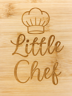 Engraved Bamboo Chopping Board Bundle — Child & Adult Set