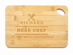 Engraved Large Bamboo Chopping Board