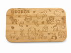 Personalised Full Design Double Layer Children's Lunchbox with Bamboo Lid