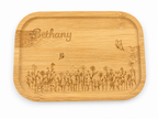 Personalised Full Design Stainless Steel Children's Lunchbox with Bamboo Lid (600ml)