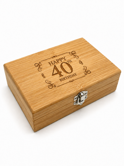 Engraved Bamboo Wine Accessory Set